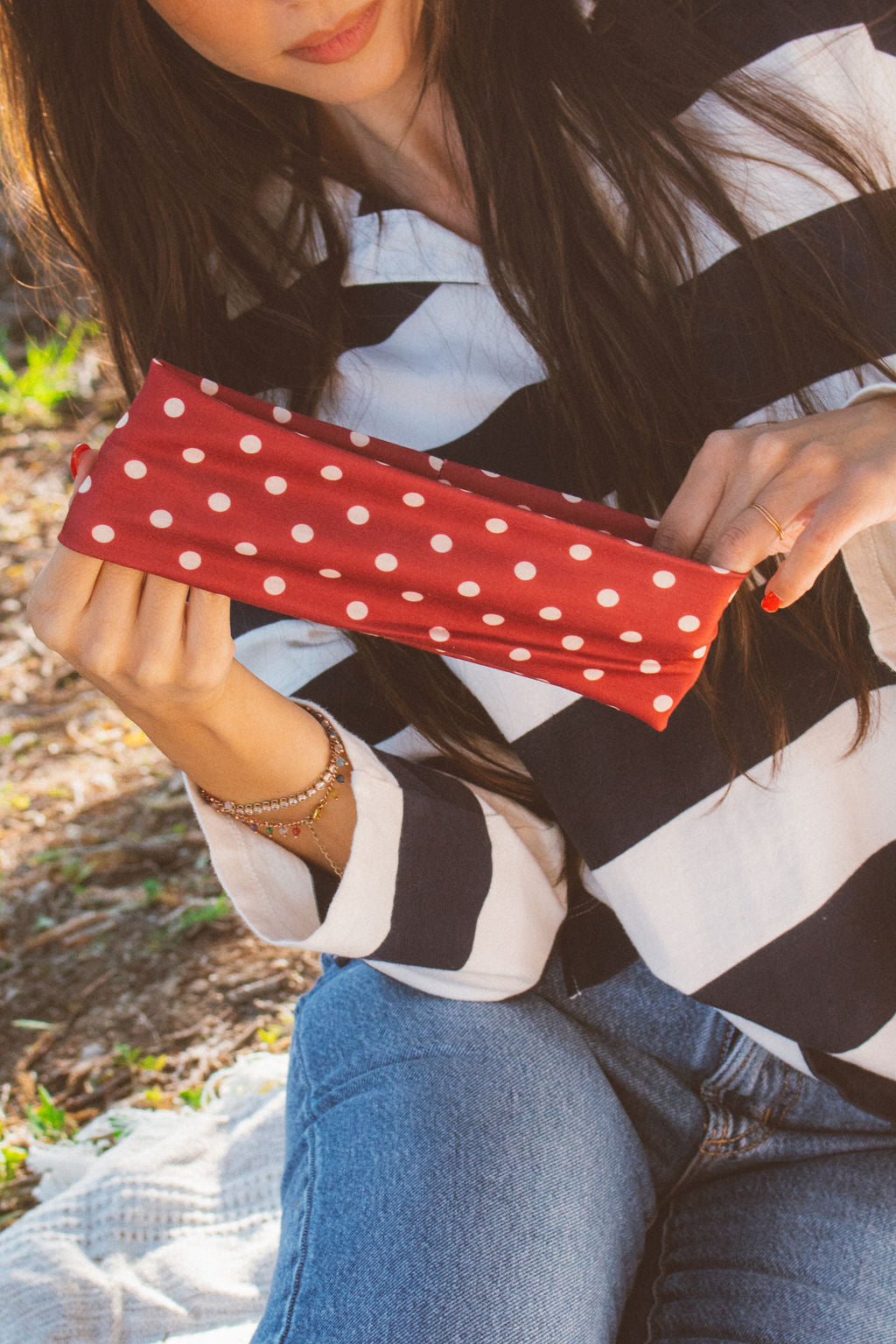 Dotted Stretchy Headband