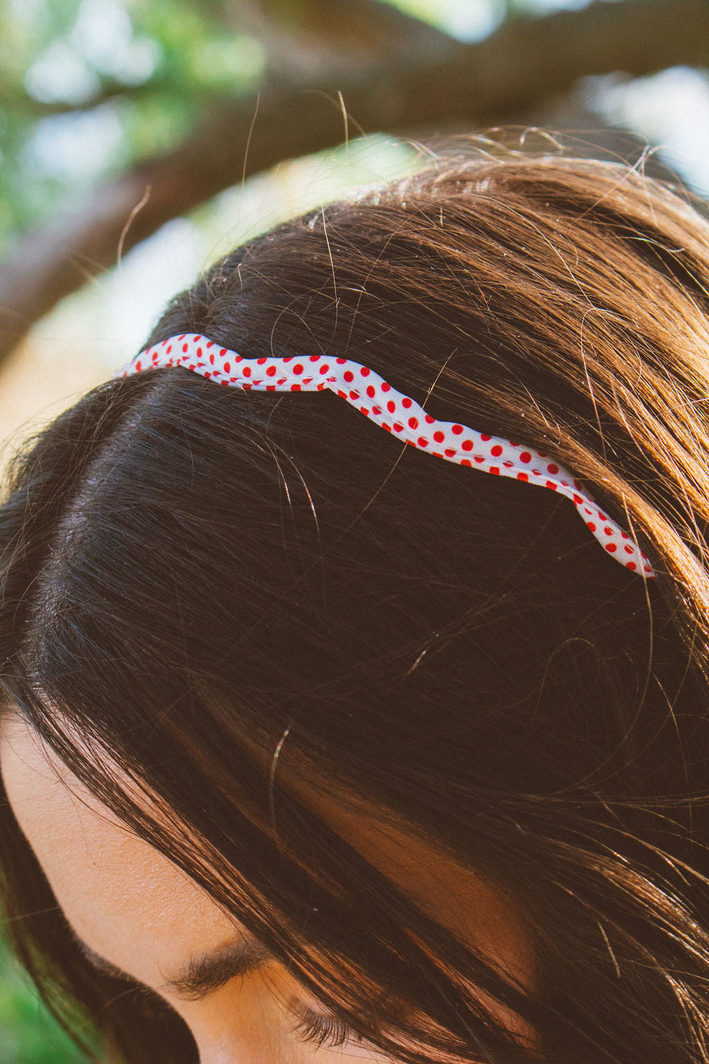 Squiggly Polka Dot Headband