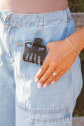 Matte Pronged Flat Claw Clip
