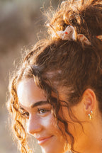 Fall Floral Oversized Scrunchie