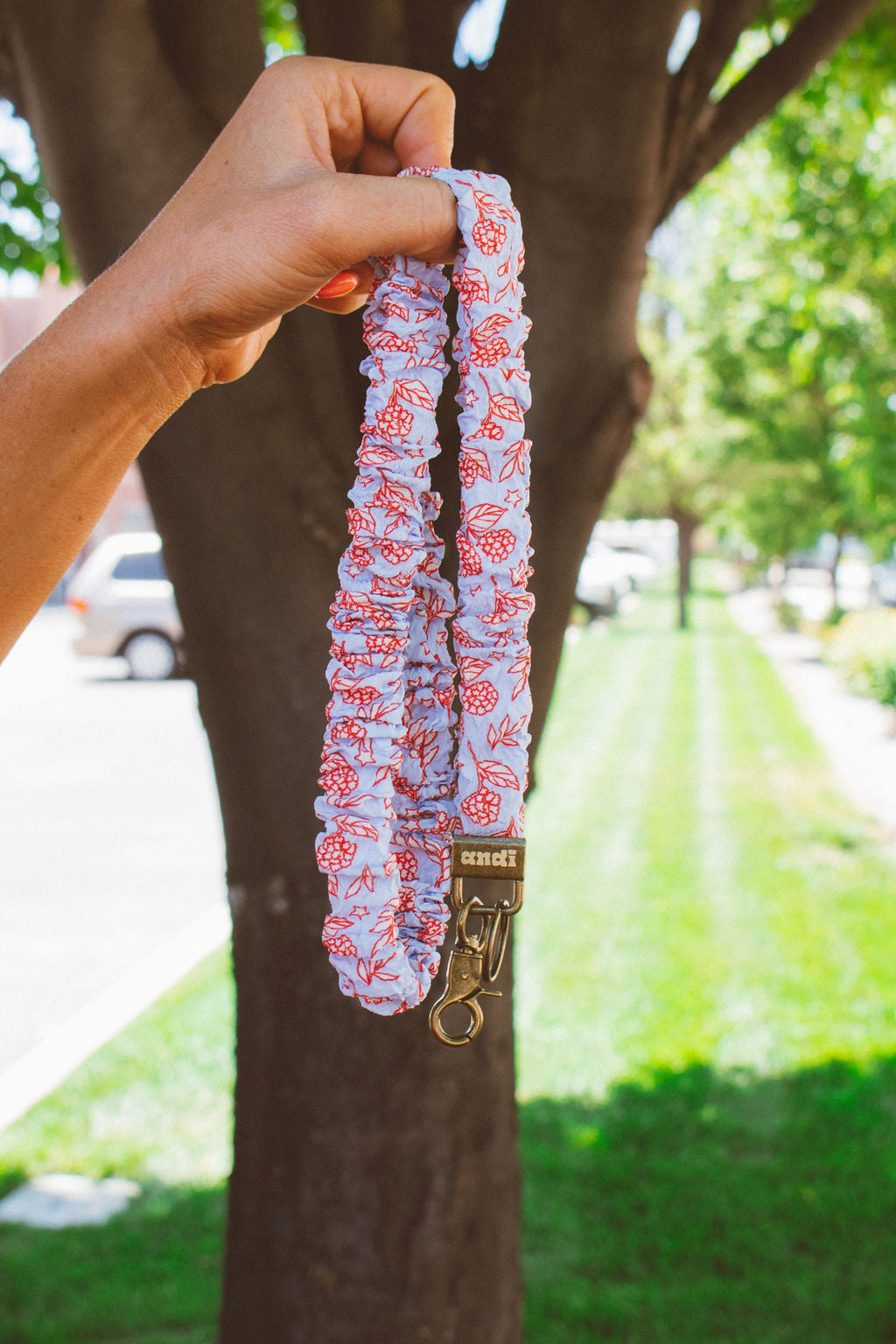 Hydrangea Floral Lanyard