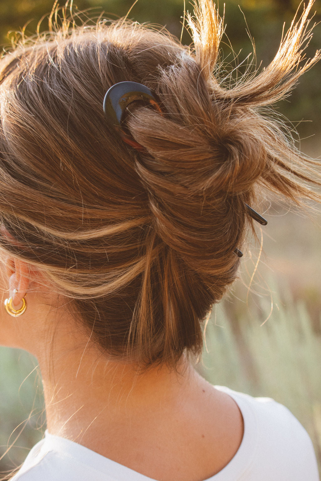 Glossy Wavy Hair Fork