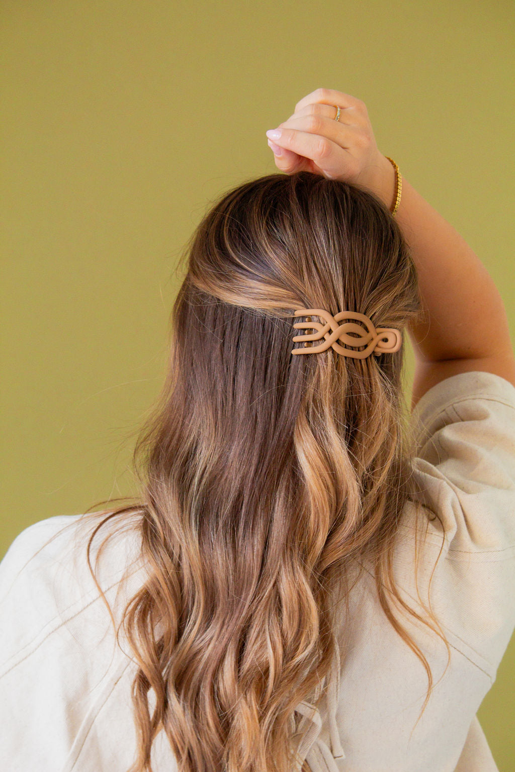 Overlapping Flat Claw Clip