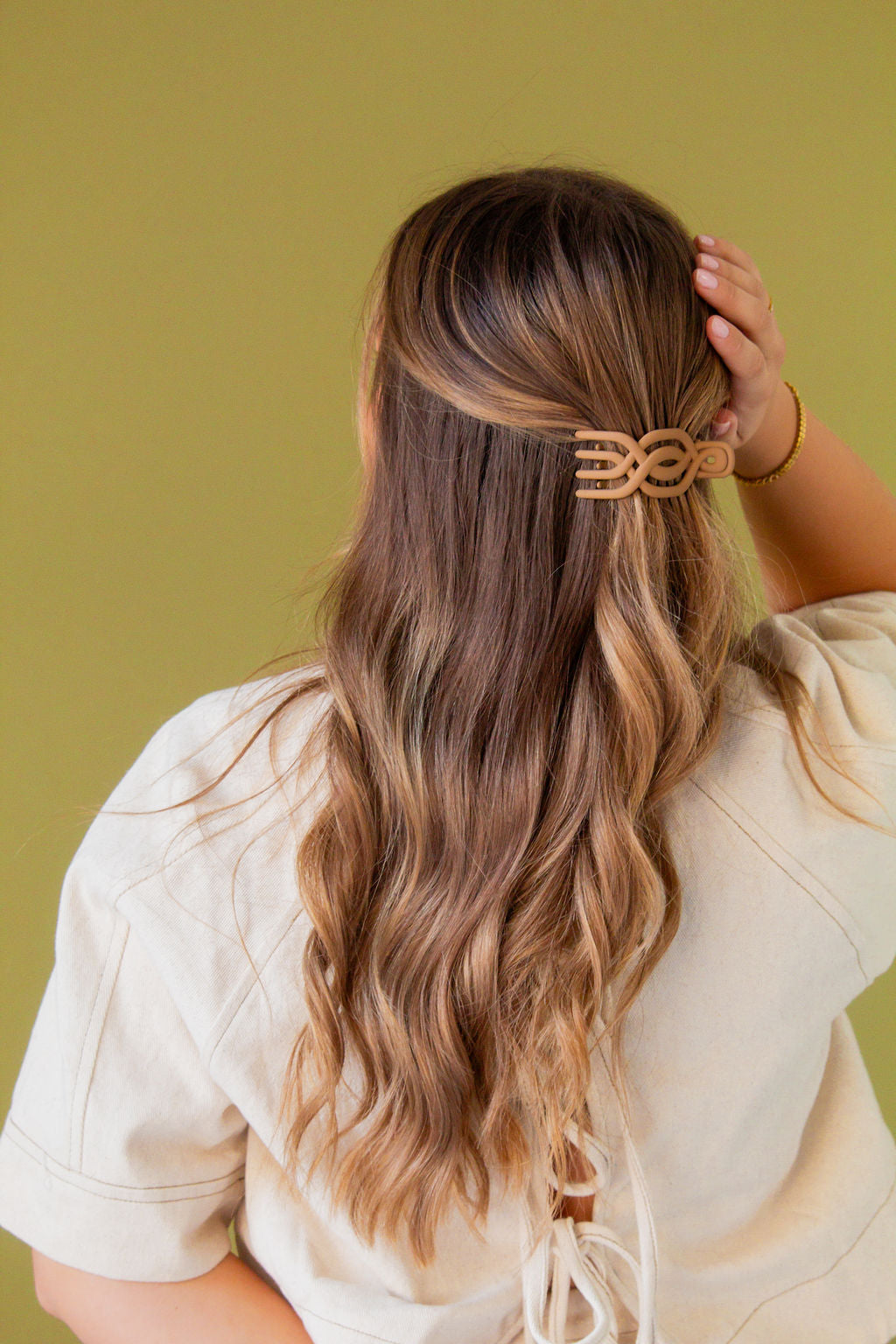 Overlapping Flat Claw Clip