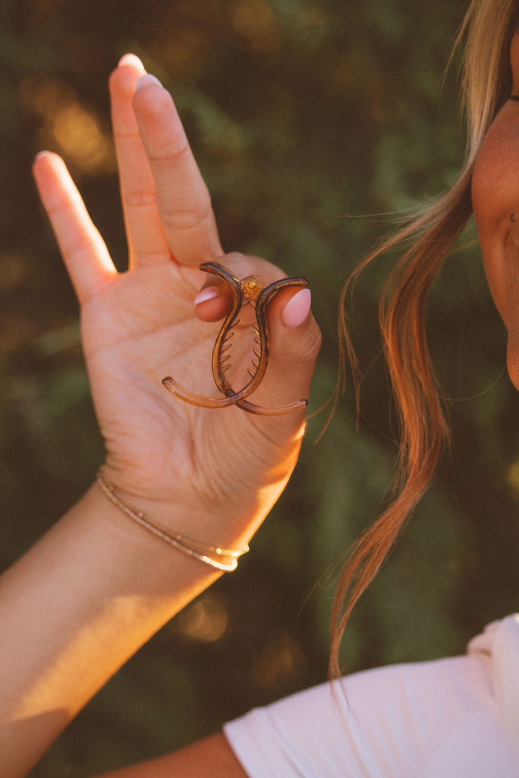 Skinny Ponytail Claw Clip
