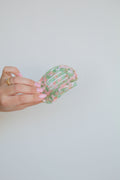 Acetate Circle Cutout Flat Claw Clips