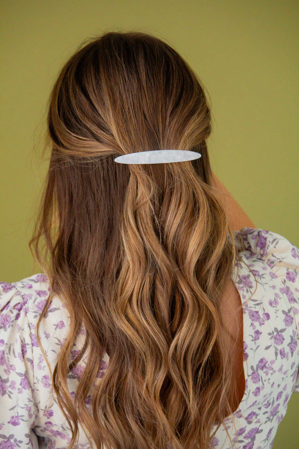 Oblong Oval Barrette