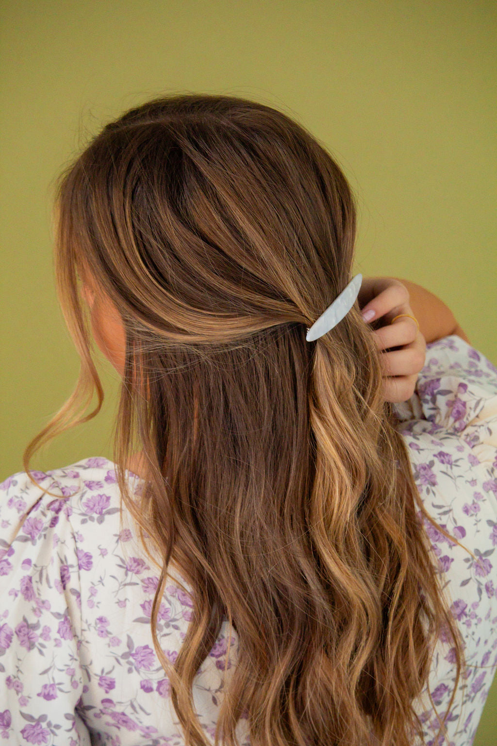 Oblong Oval Barrette