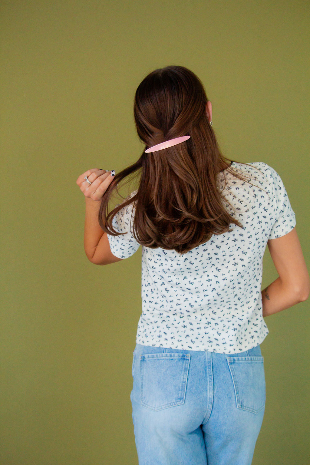 Oblong Oval Barrette