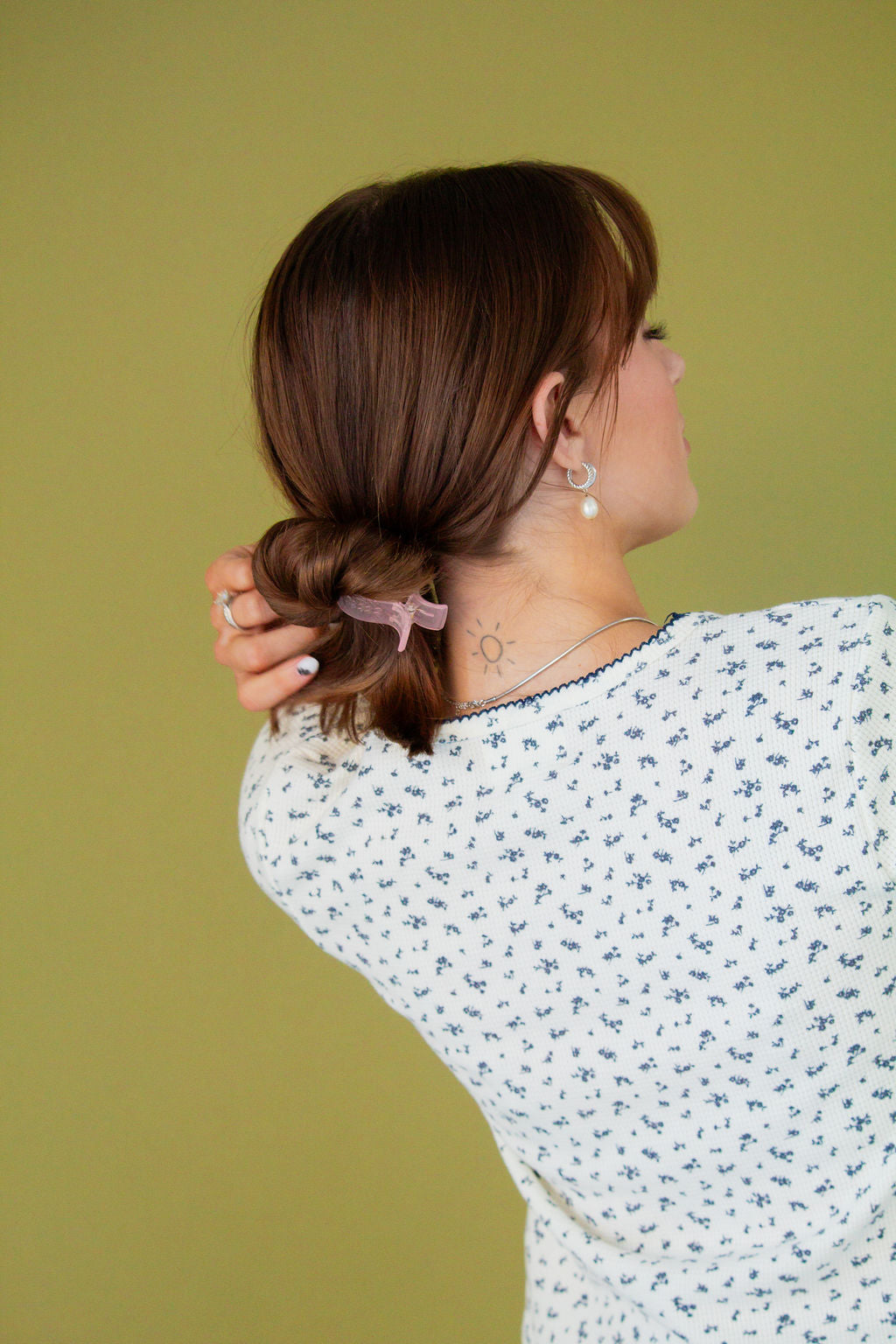Skinny Ponytail Claw Clip