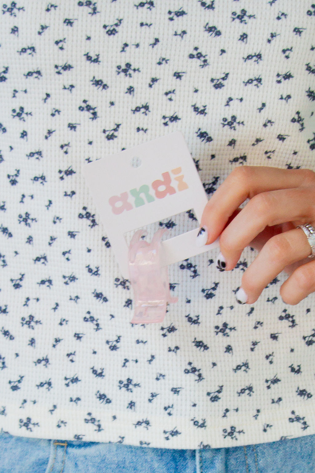 Skinny Ponytail Claw Clip