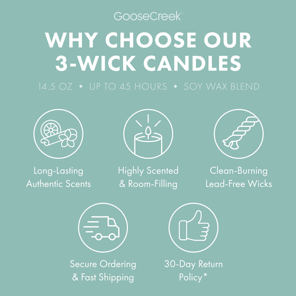 Island Cotton 3-Wick Candle