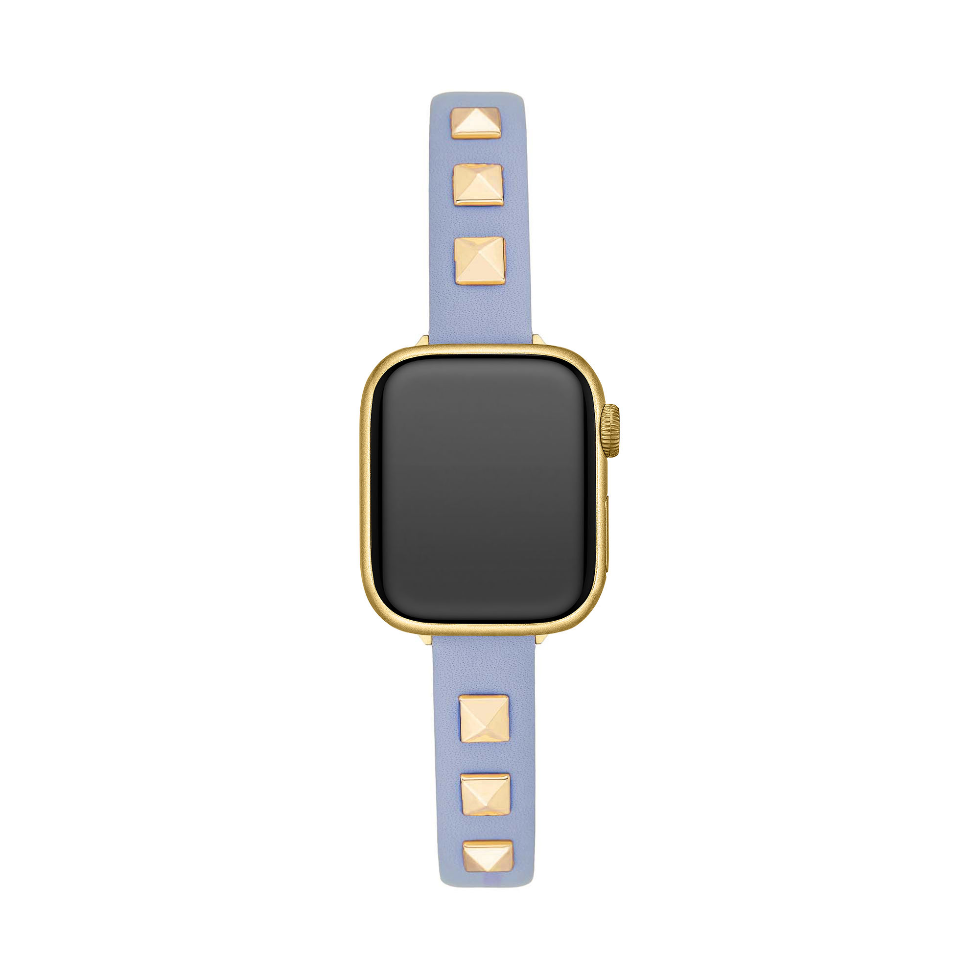Chic Rivet-Studded Leather Watch Band for Apple Watch