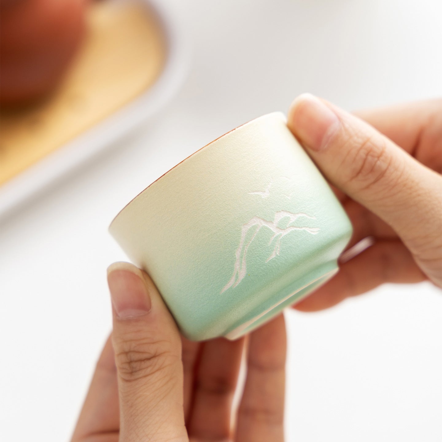 River and Mountain Tea Cup Gift Box