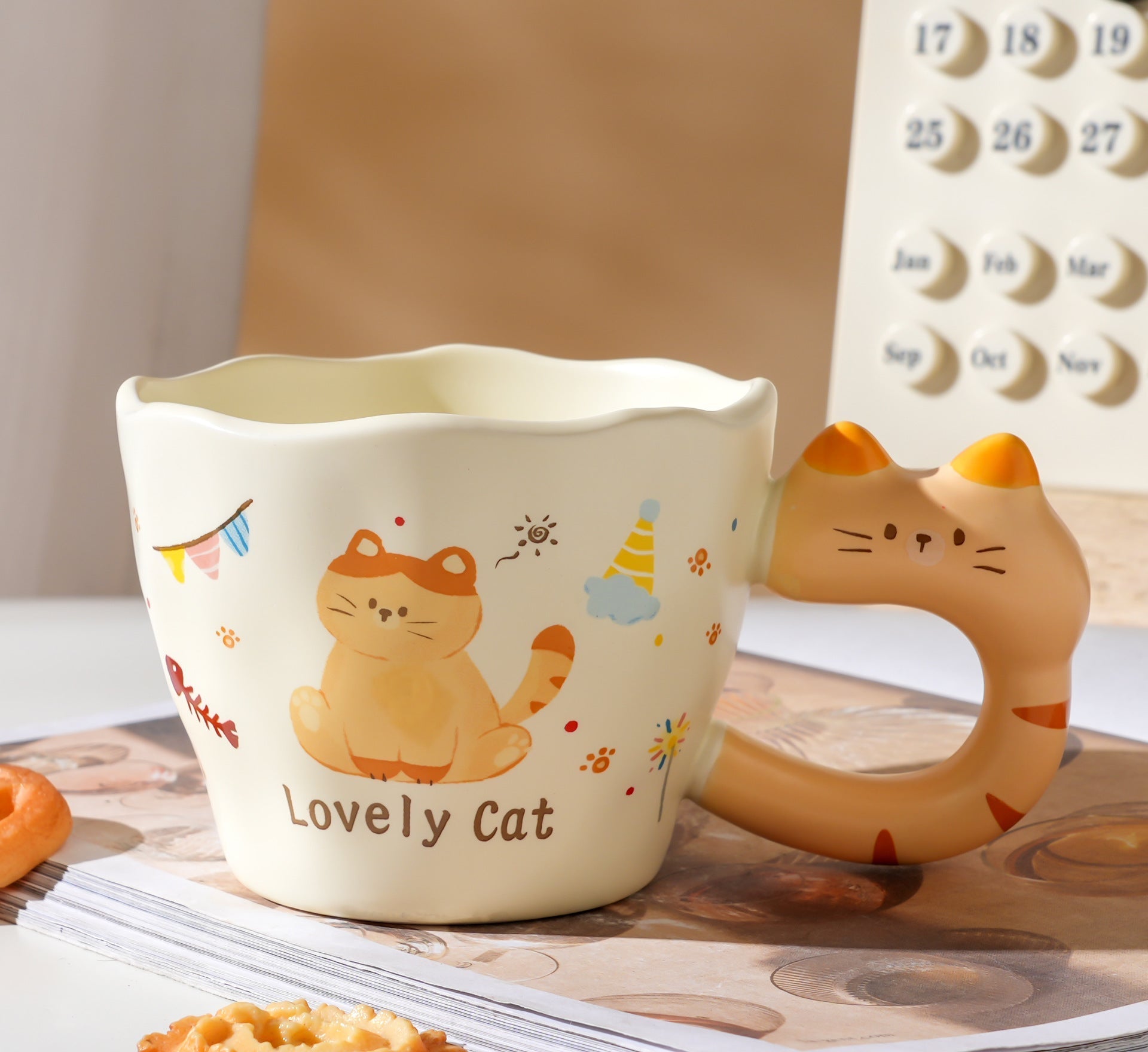 Cute Cat Ceramic Mug