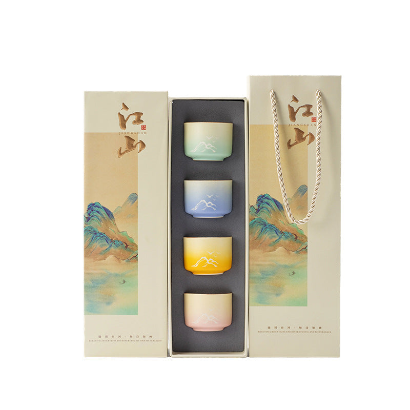 River and Mountain Tea Cup Gift Box
