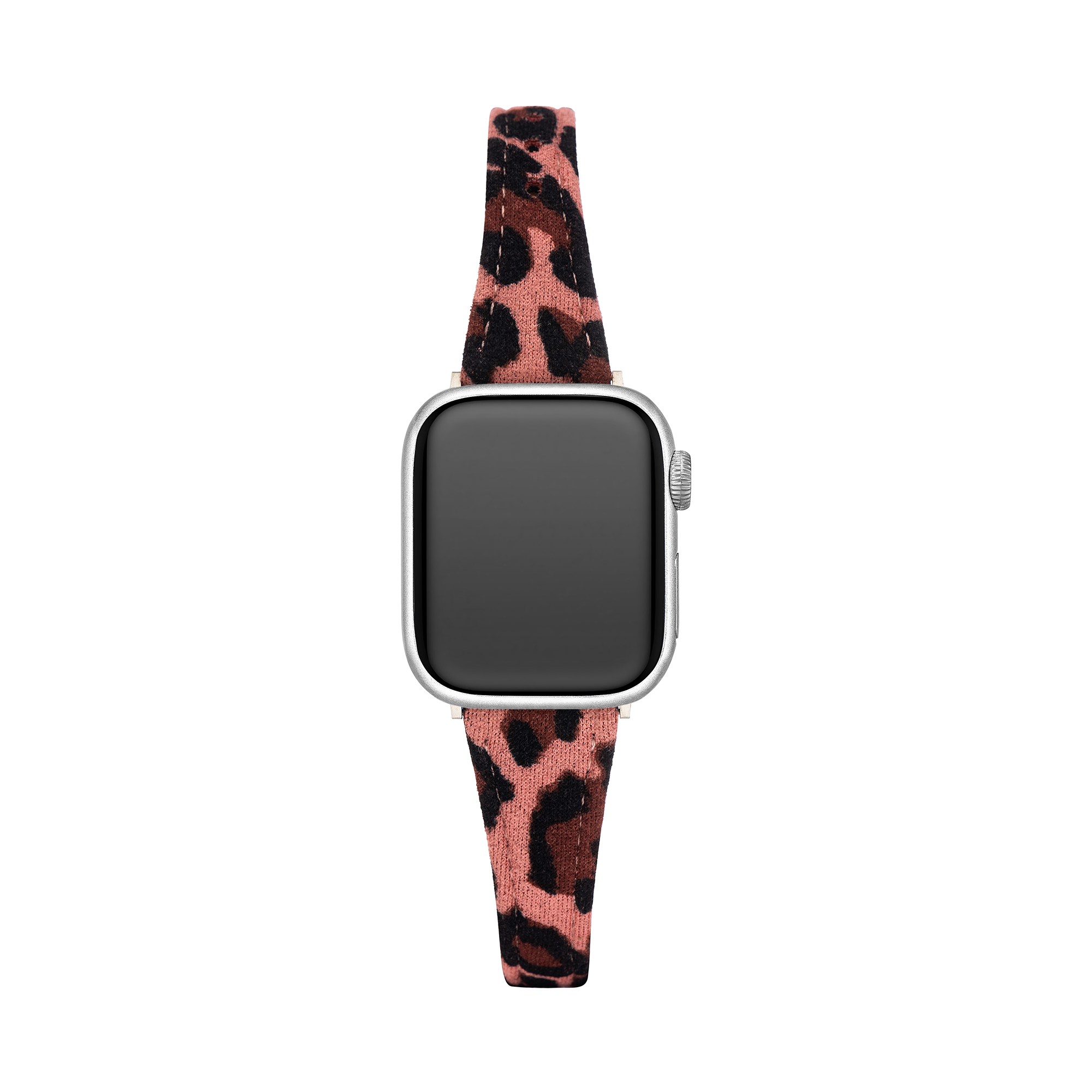 Leopard Suede Watch Band for Apple Watch