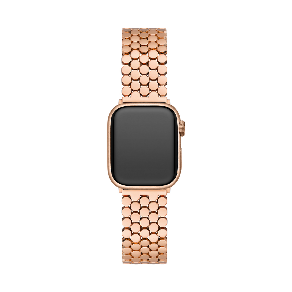 Unisex Honeycomb Metal Watch Band
