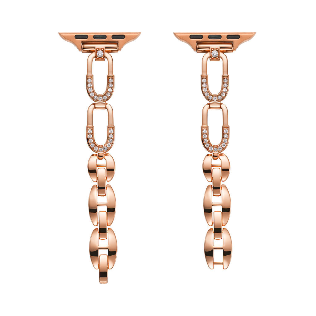 Modern Pin Chain Copper Watch Band for Apple Watch