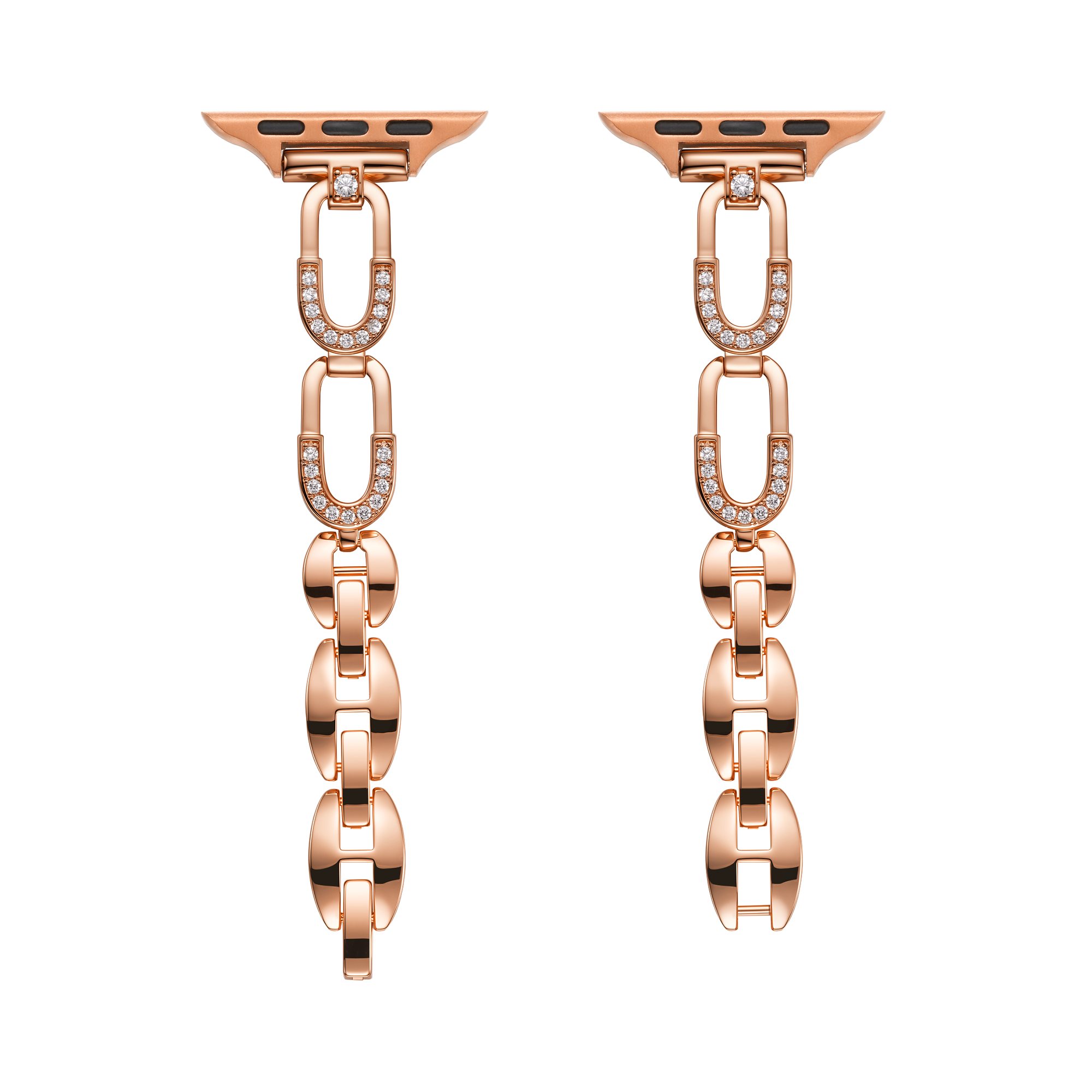 Modern Pin Chain Copper Watch Band for Apple Watch