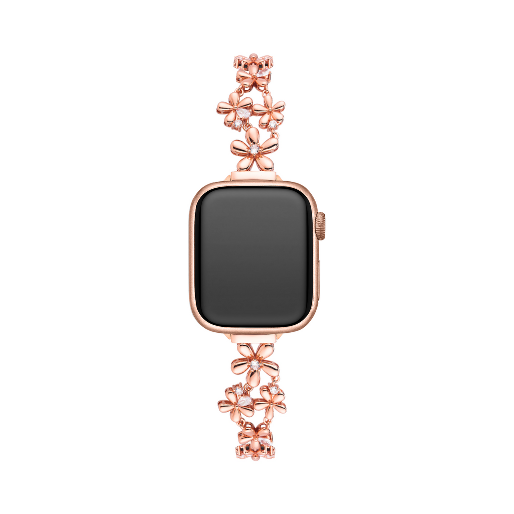 14k Gold / Platinum Plated Flowers Bloom Copper Watch Band