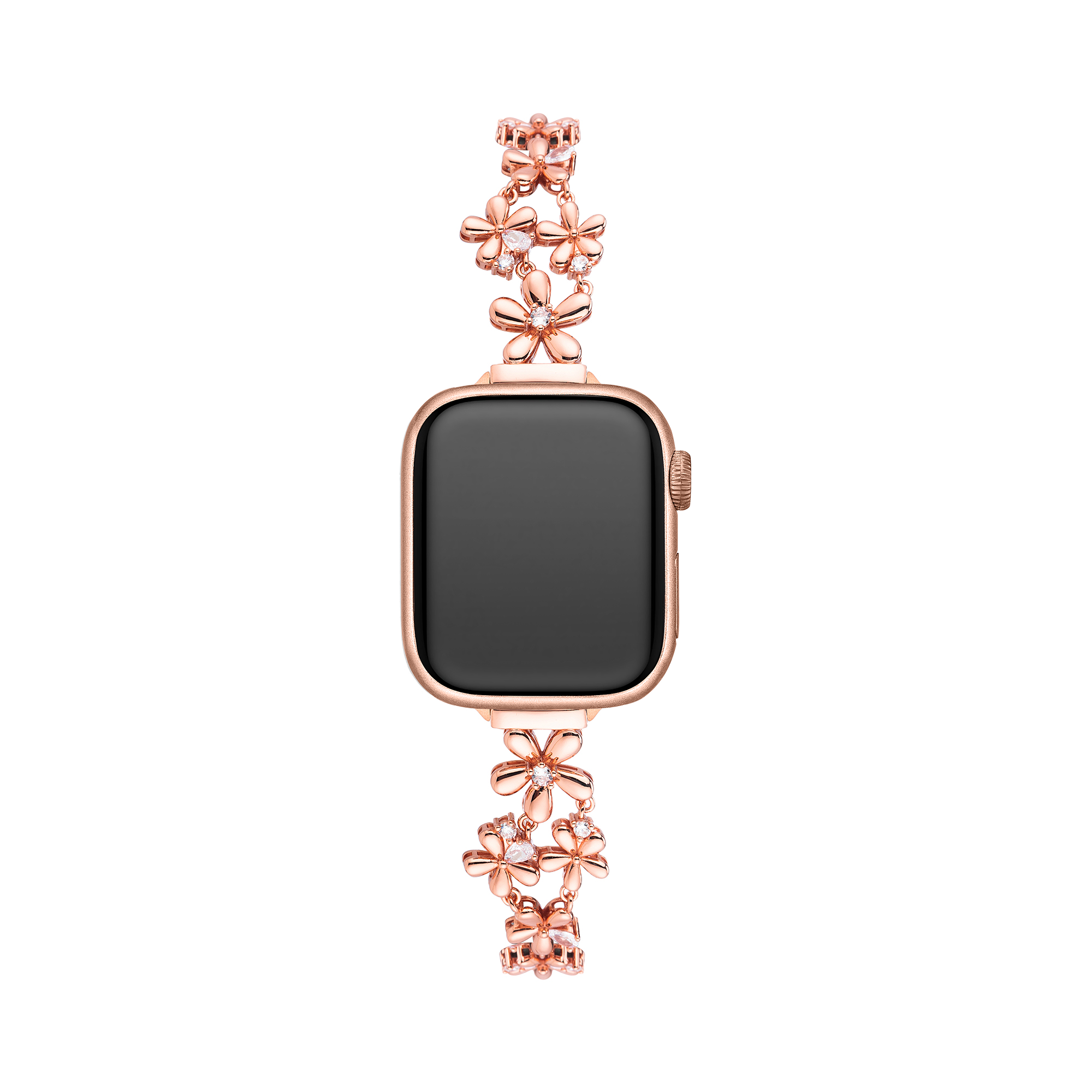 14k Gold / Platinum Plated Flowers Bloom Copper Watch Band