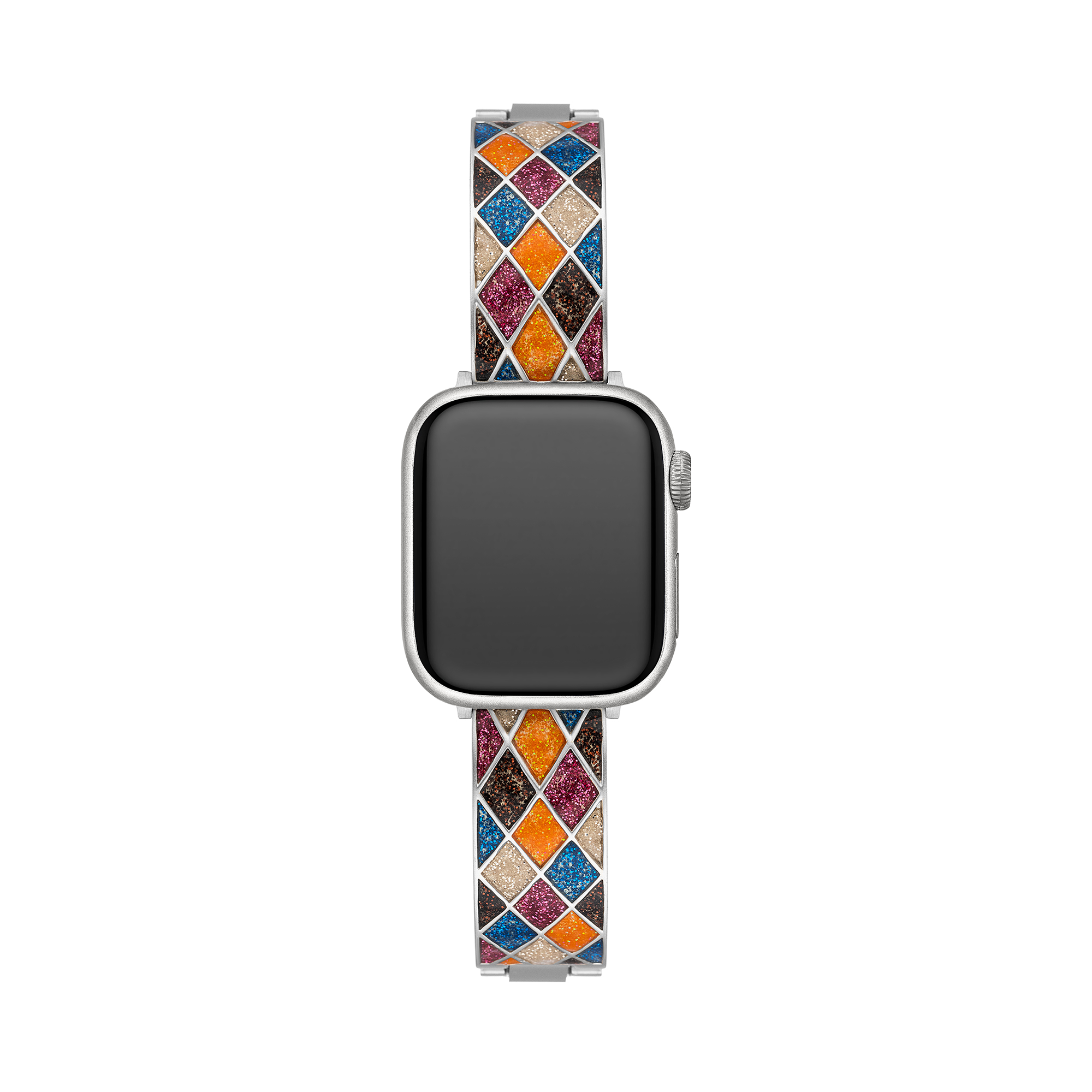 Exotic Diamond Lattice Watch Band
