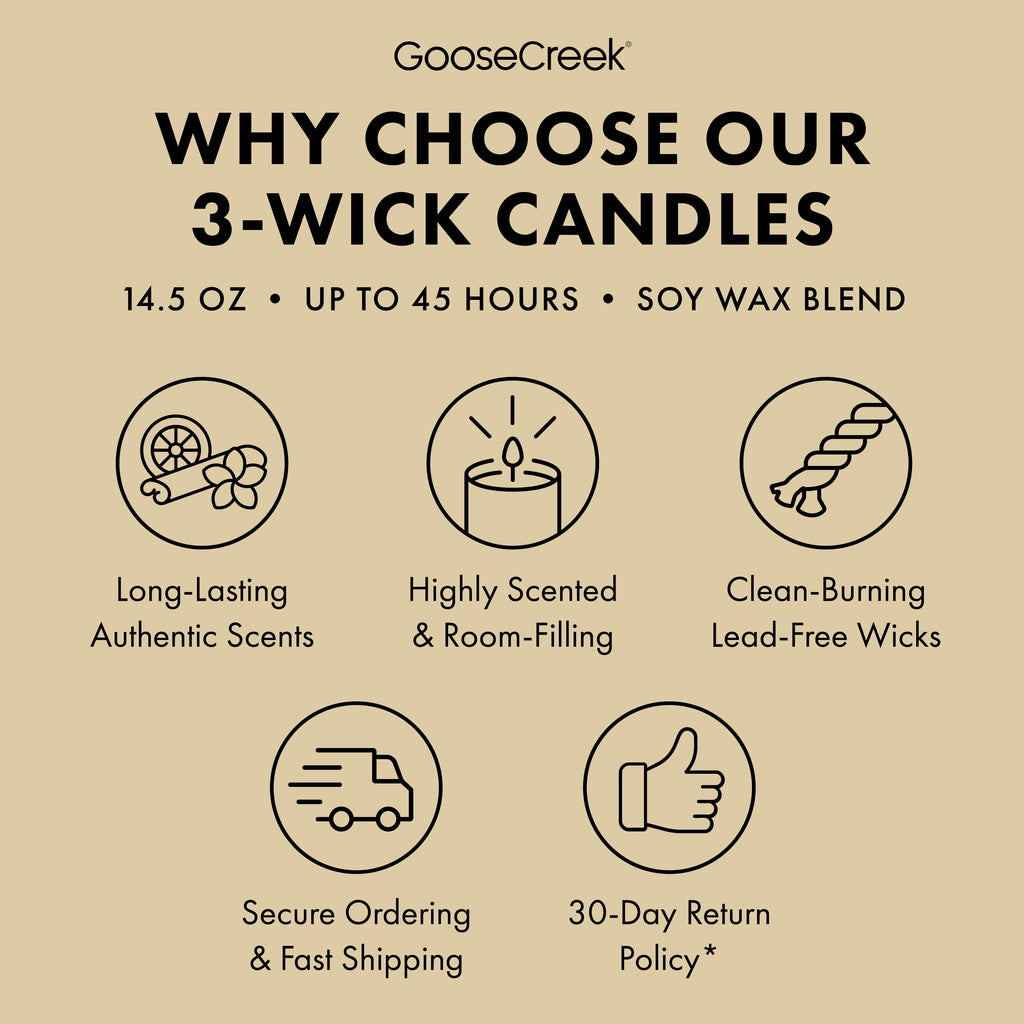 Vanilla Bean 3-Wick Candle