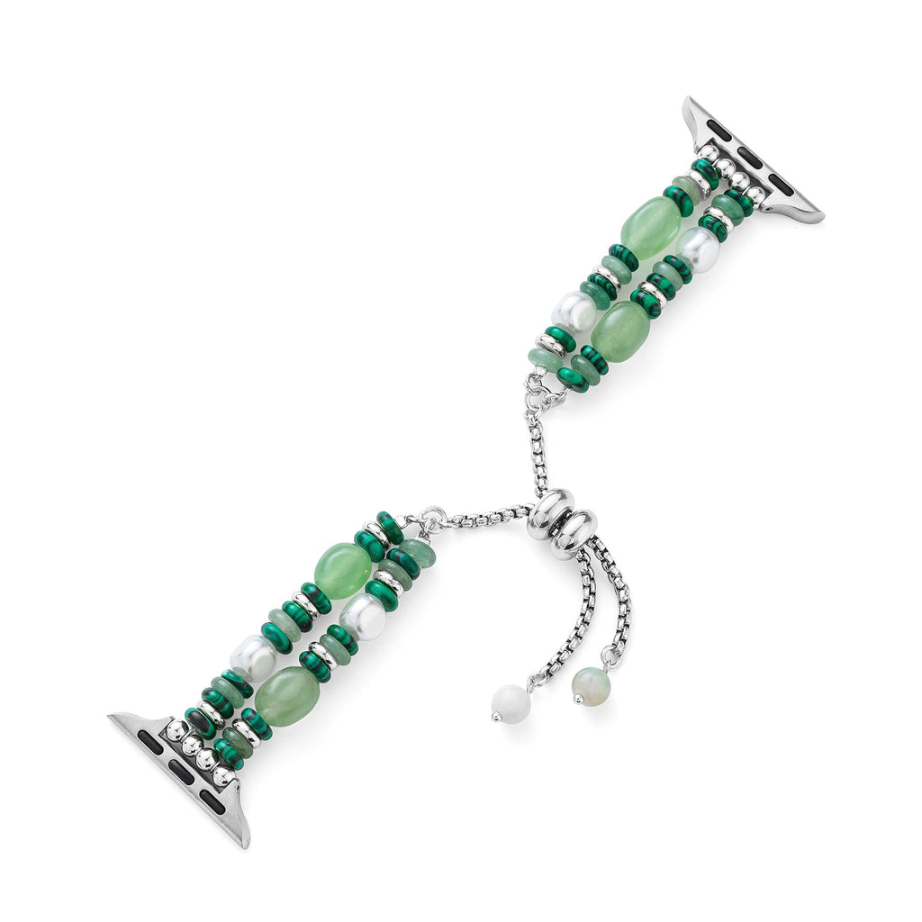 Harmonic Natural Stone Beaded Watch Band for Apple Watch