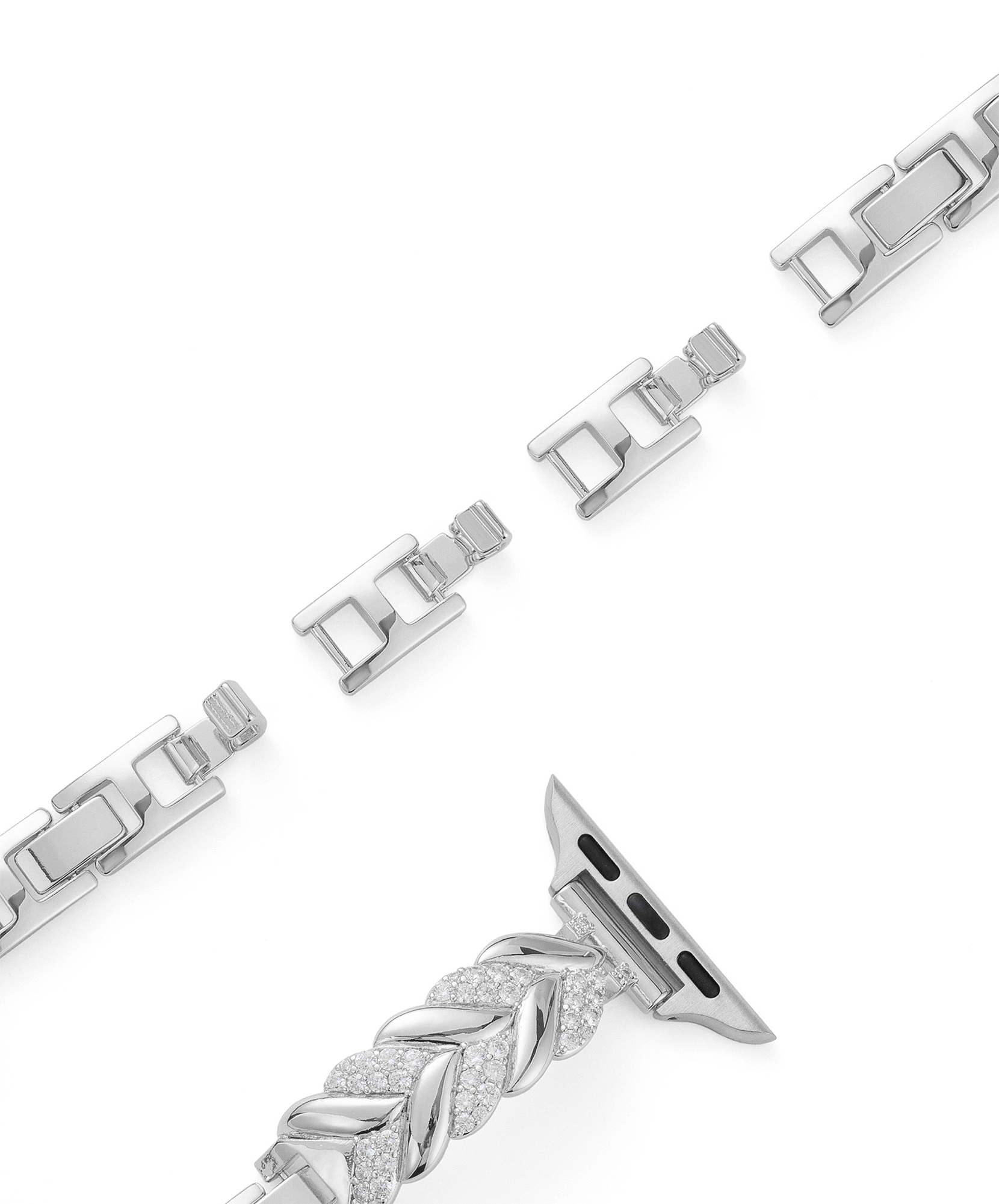 Zircon Braided Copper Watch Band for Apple Watch