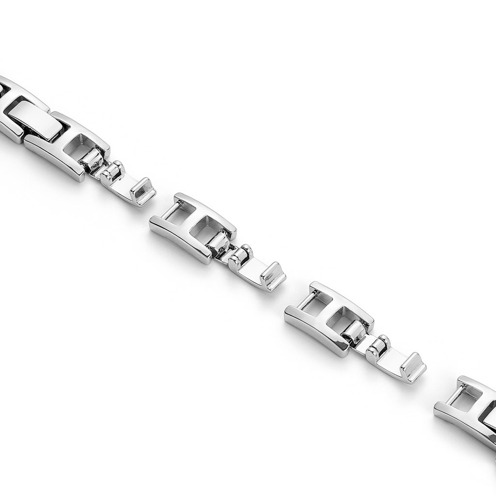14k Gold / Platinum Plated Interwoven Stone Watch Band for Apple Watch