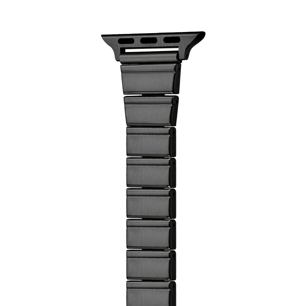 Minimal Modern Brushed Metal Watch Band for Apple Watch