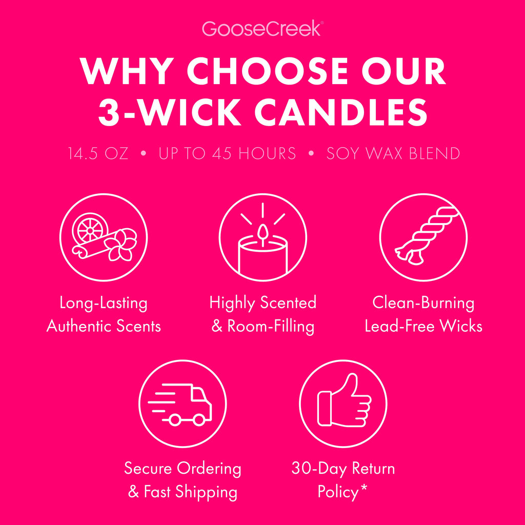 Watermelon Hibiscus 3-Wick Candle