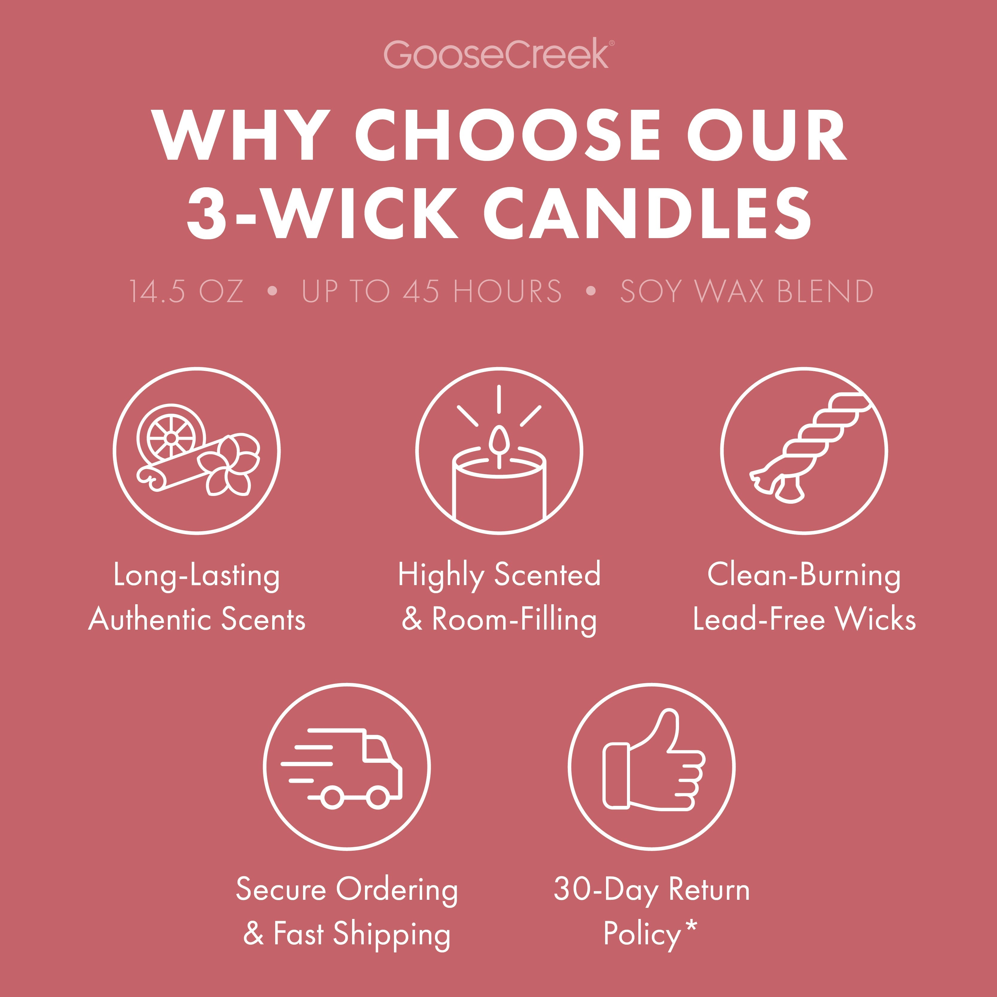 Watermelon Lemonade Odor Eliminating 3-Wick Candle