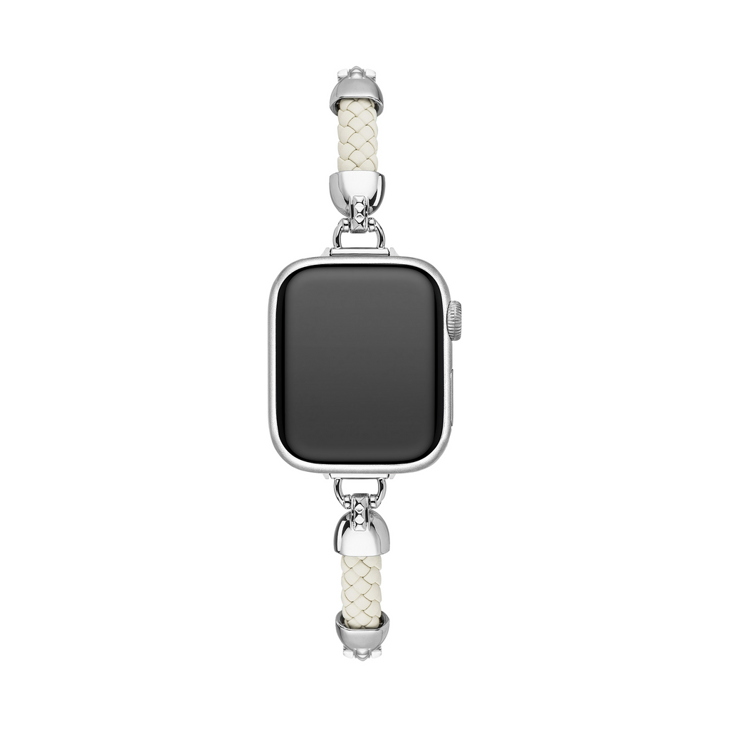 Slim Woven Metal Watch Band for Apple Watch