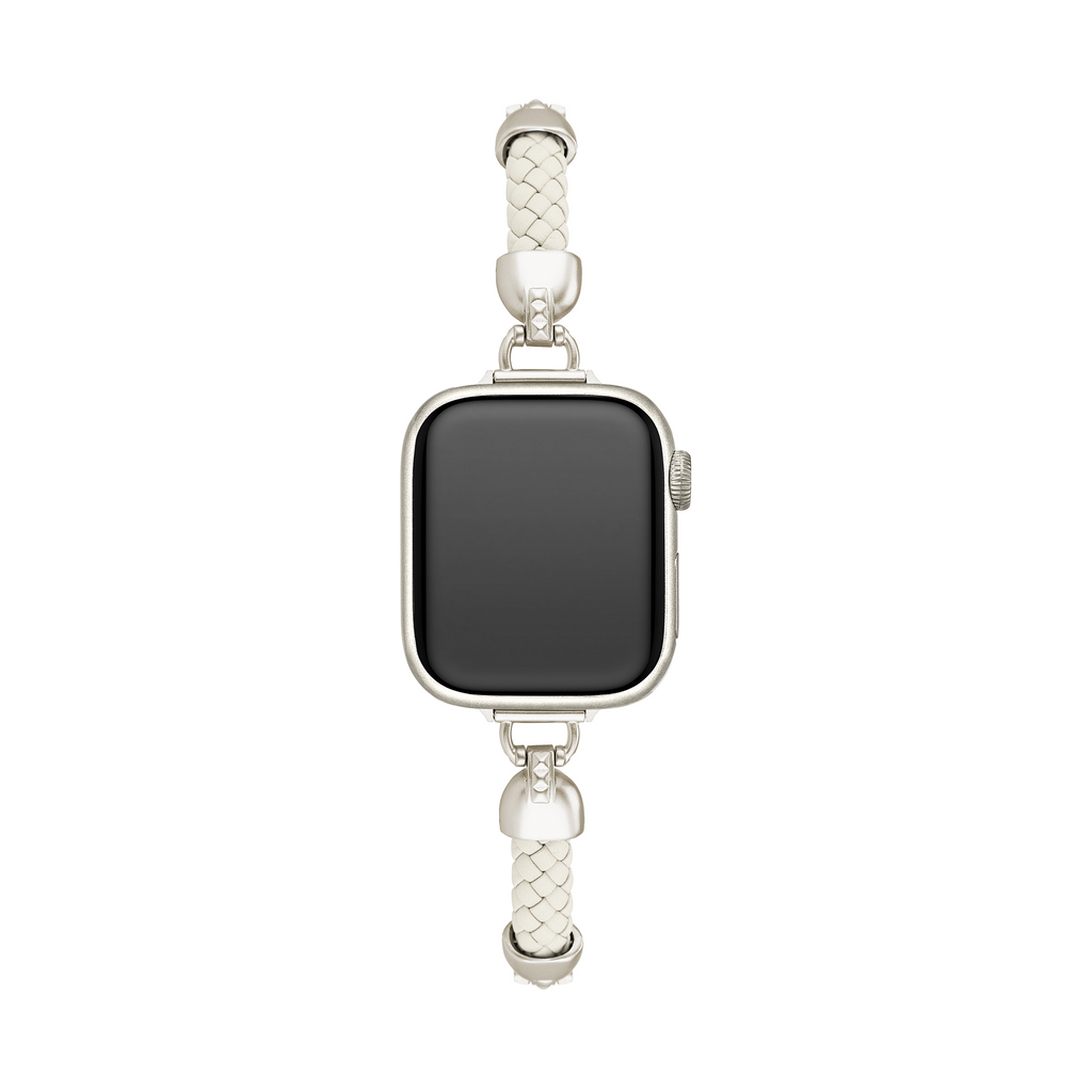 Slim Woven Metal Watch Band for Apple Watch
