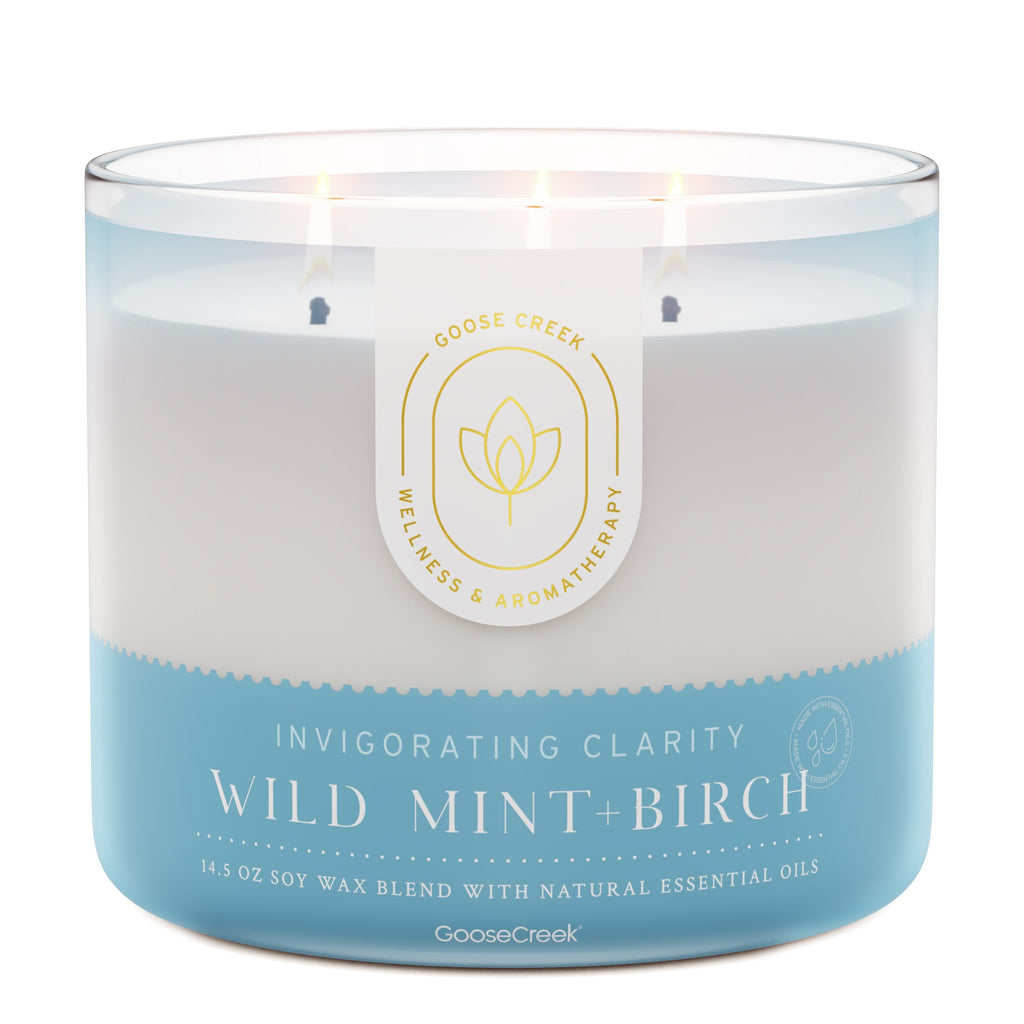 Wild Mint & Birch Aromatherapy 3-Wick Candle