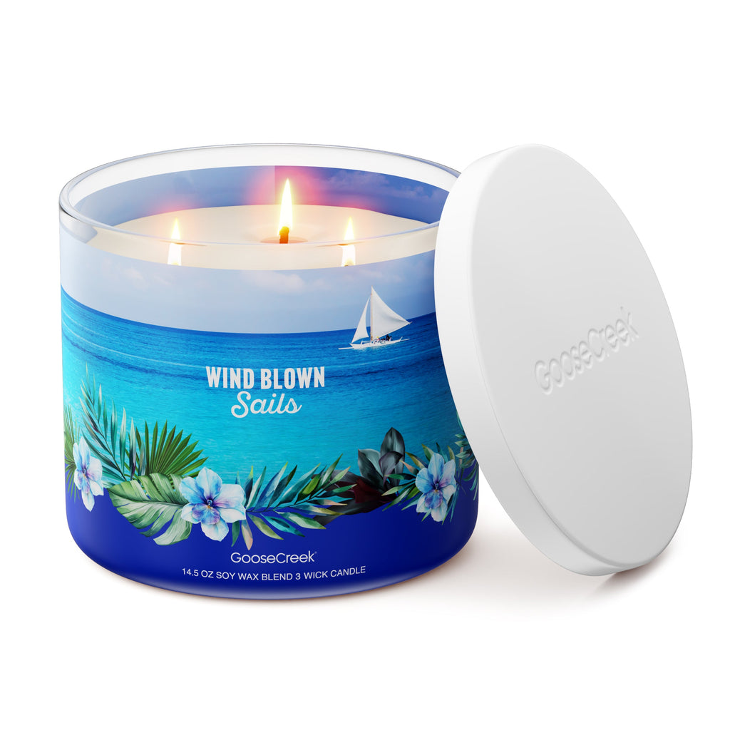 Wind Blown Sails 3-Wick Candle