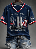 Women's Printed Short-Sleeve Top