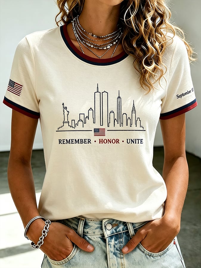Women's 911 Memorial Graphic Top
