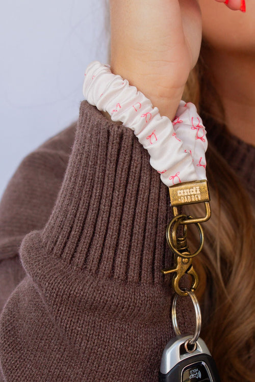 Andi x Rad Rev Pink Bows Keychain