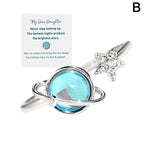 Star and Moon Ring For Daughter