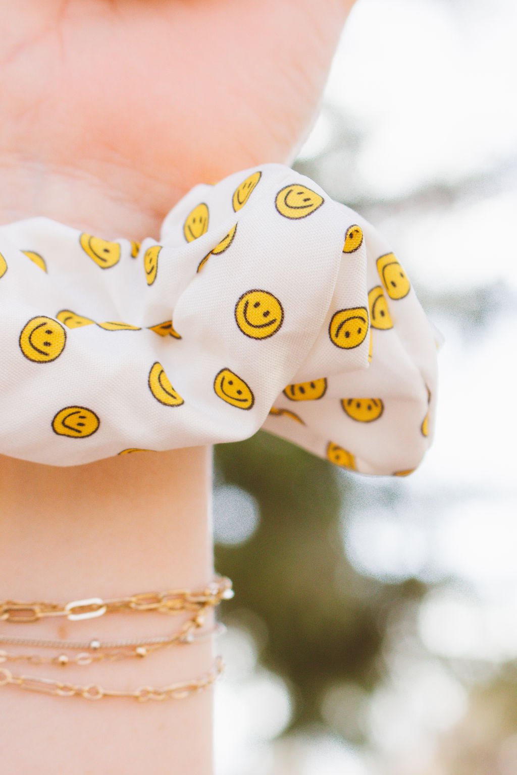 Be Happy Oversized Scrunchie