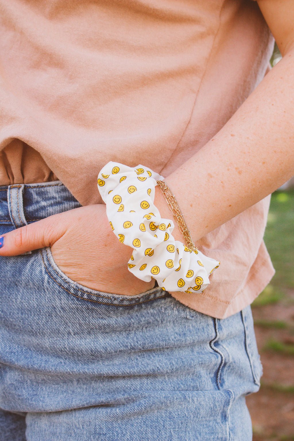 Be Happy Oversized Scrunchie