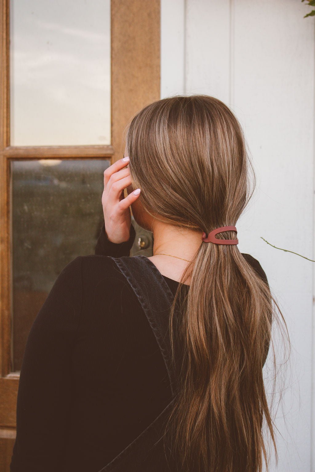 Cutout Ponytail Cuff