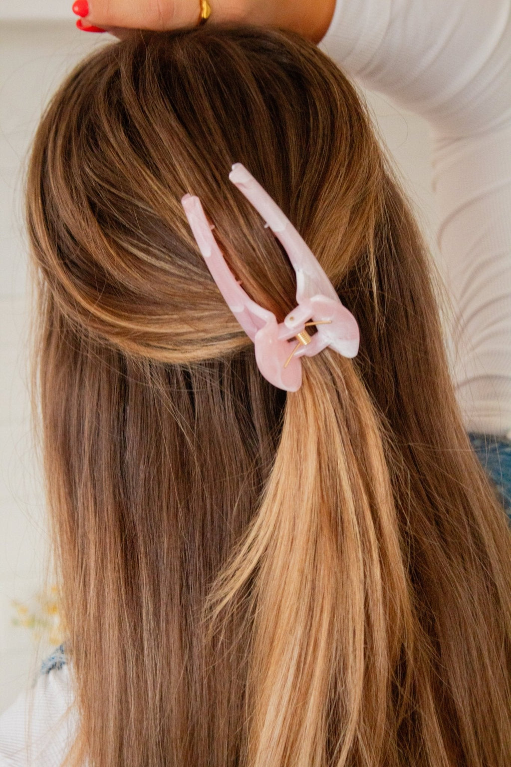 Dream Cloud Curved Claw Clip