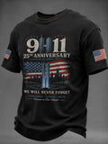 Men's 9.11 Never Forget Printed T-shirt
