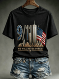 Women's Printed Short-Sleeve Top