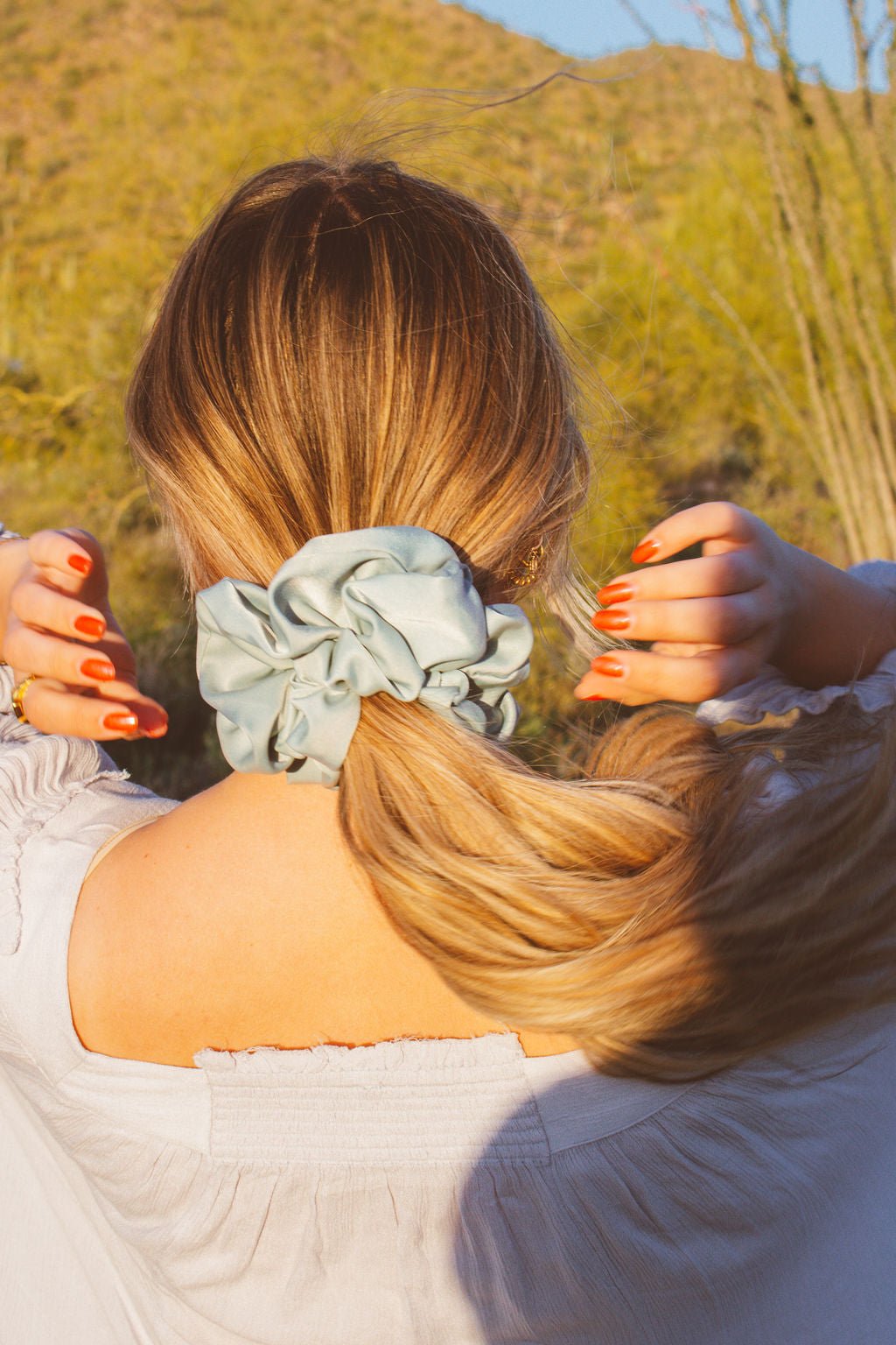 Eucalyptus Jumbo Scrunchie