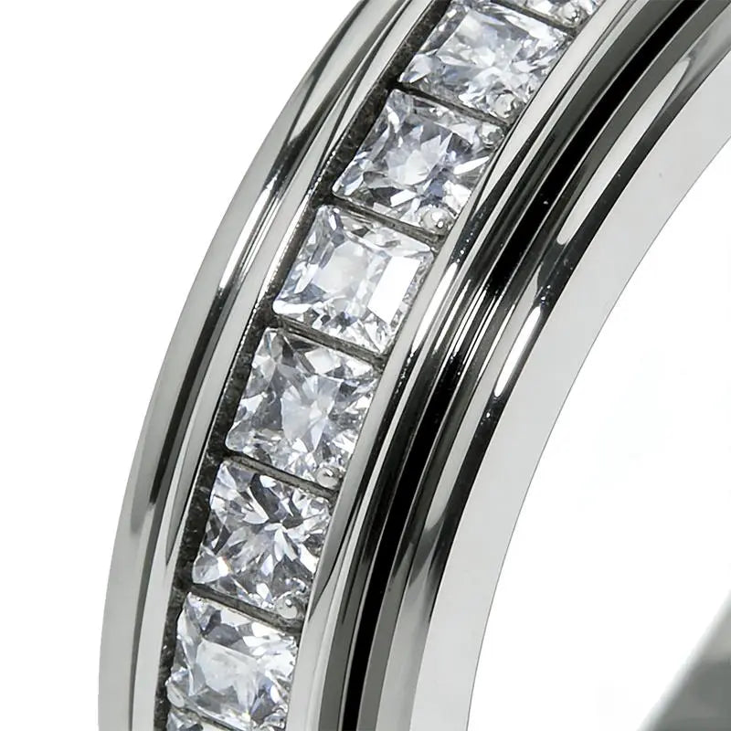 Anxiety Rings for Women & Men - Titanium Steel Fidget Band